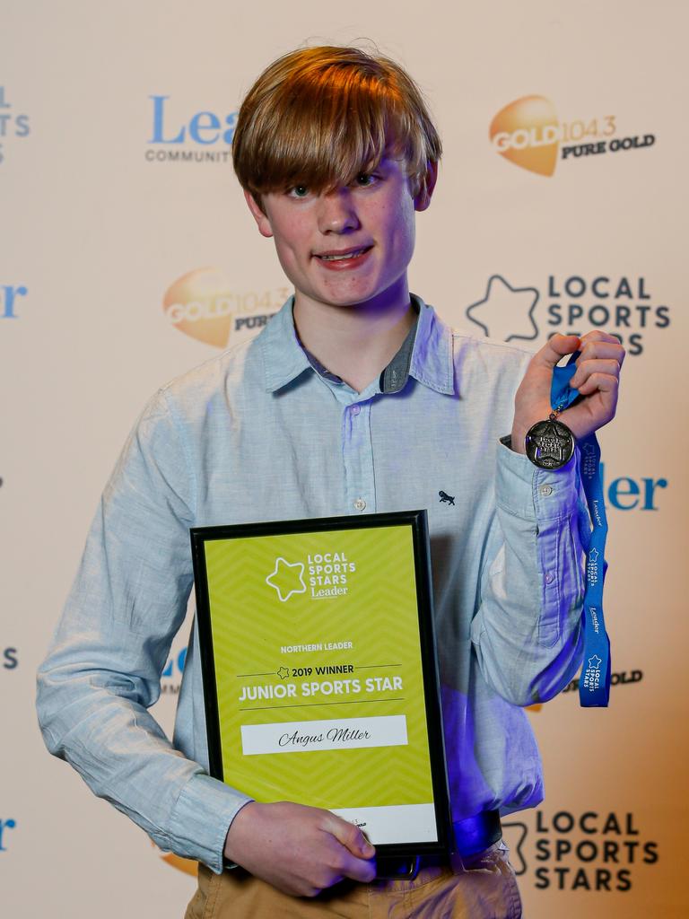 Northern Leader Junior Sports Star Angus Miller.