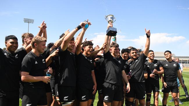 Australia's top schools and under 18s teams met their match in New Zealand. Pictures: Rugby Australia