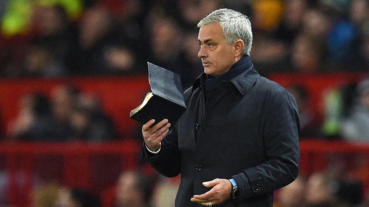 Jose Mourinho was out of options as he suffered his first defeat.