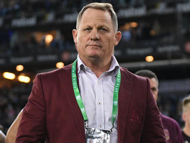 Maroons coach Kevin Walters looks on following their loss in Game 3 of the 2019 State of Origin series between the New South Wales Blues and the Queensland Maroons at ANZ Stadium in Sydney, Wednesday, July 10, 2019. (AAP Image/Dan Himbrechts) NO ARCHIVING, EDITORIAL USE ONLY