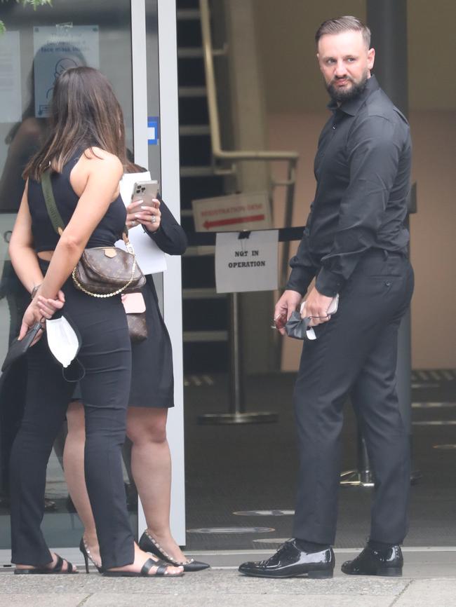 Ashley Rake outside Waverley Local Court. Picture: John Grainger