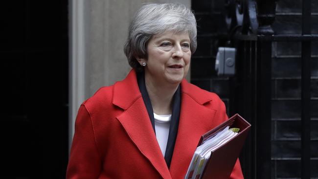 Theresa May returned to the House of Commons yesterday after a series of stunning defeats by MPs that threaten her government and could change the course of Brexit. Picture: Ben STANSALL / AFP