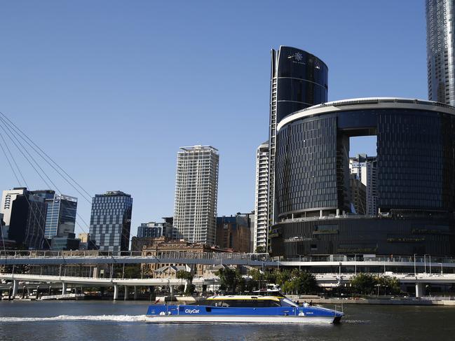 BRISBANE, AUSTRALIA - AUGUST 28, 2024: A general view of the new Queens Wharf in Brisbane. Picture: Tertius Pickard