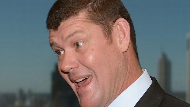 James Packer at the launch of the Harper Collins book "Killing Fairfax in Sydney last year. Picture: Greg Wood.