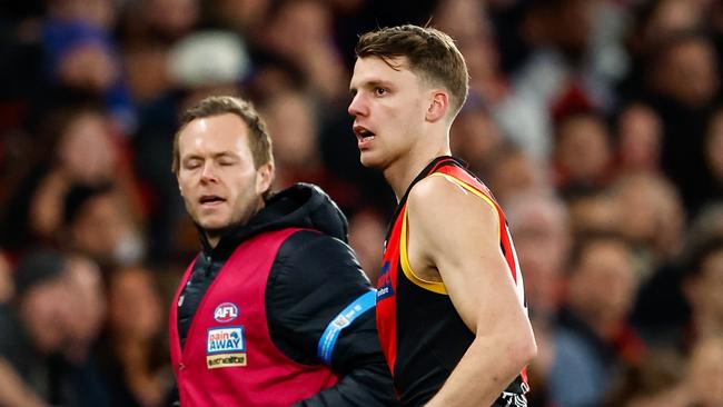 Jordan Ridley is vital to Essendon’s defence. Picture: Dylan Burns/AFL Photos