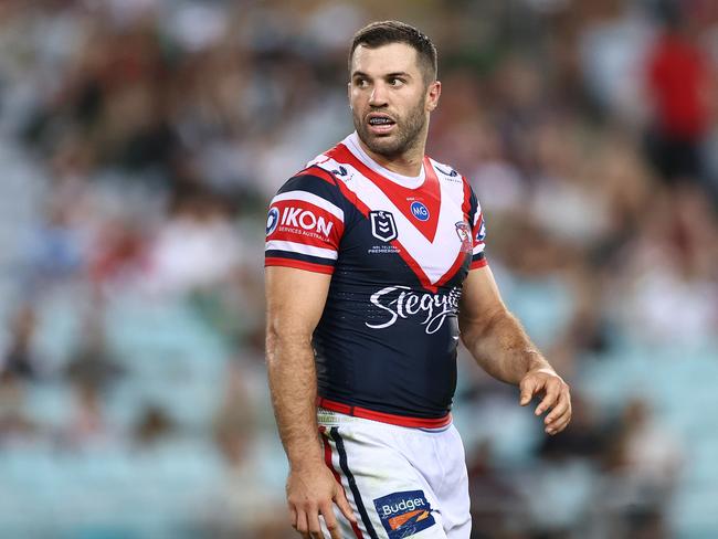 James Tedesco in action for the Roosters this season. Picture: Cameron Spencer/Getty Images