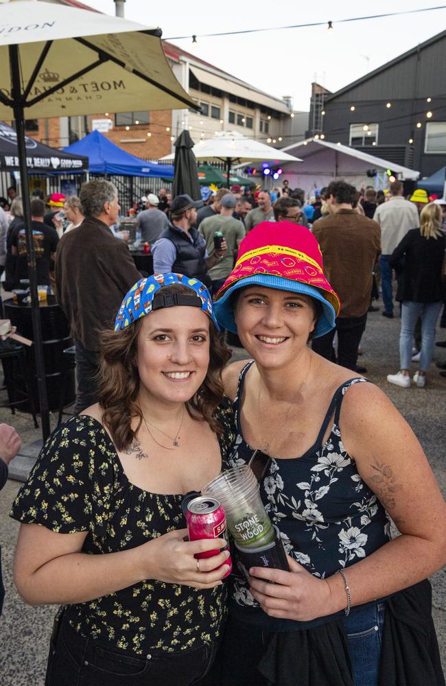 Nikki Semenzin (left) and Tash Bamberry at Brewoomba hosted by Fitzy's, Saturday, August 17, 2024. Picture: Kevin Farmer