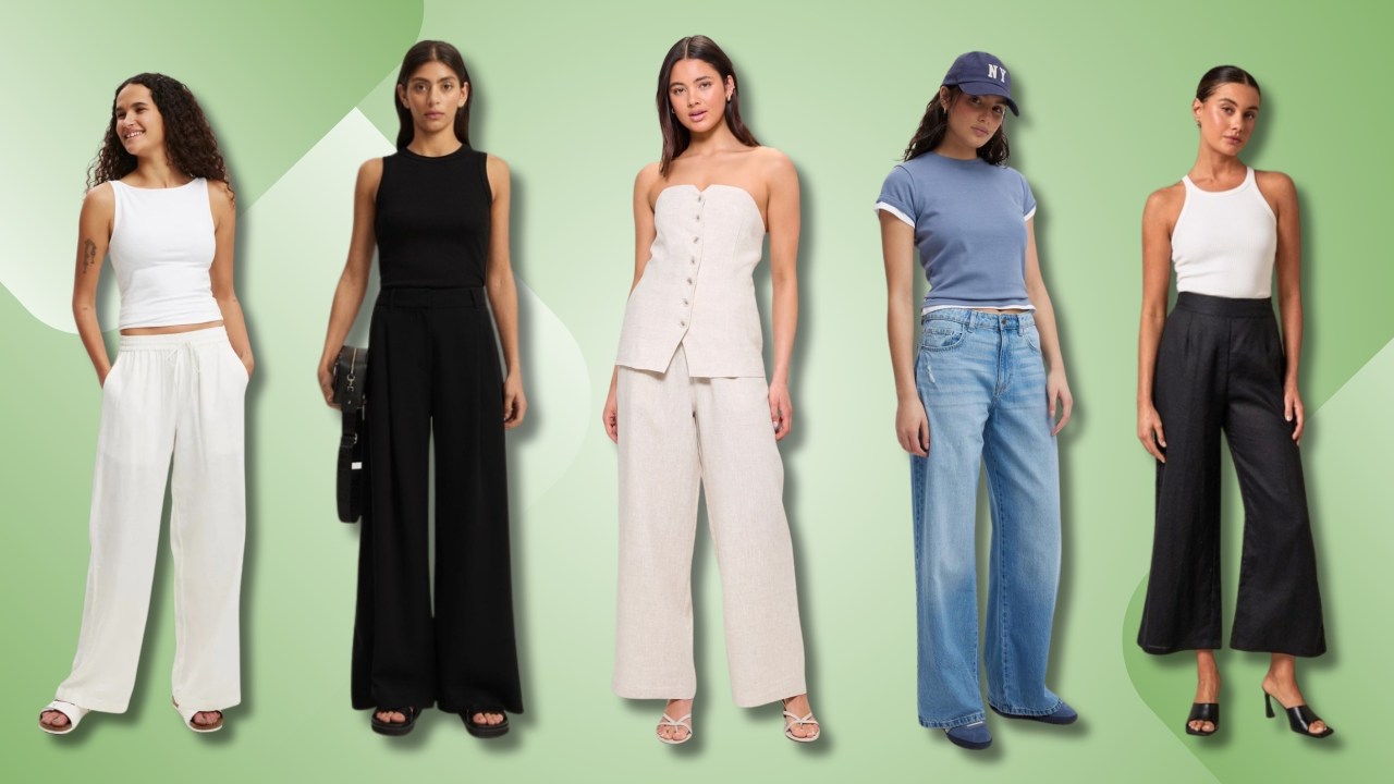 Freshen up your wardrobe with our roundup of the best wide leg pants.