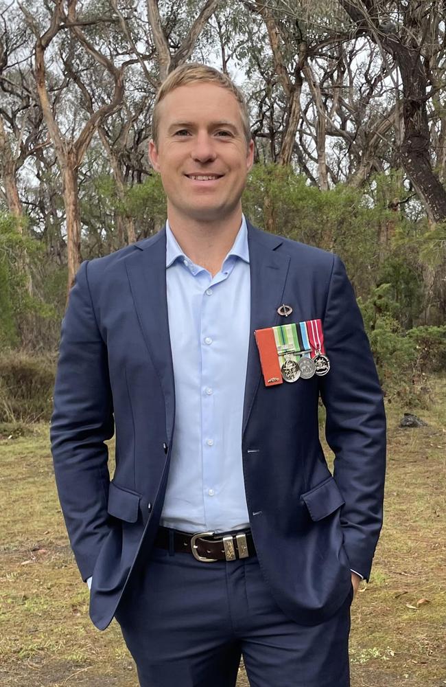 Darcy Dunstan, Liberal Party candidate for Corangamite, is a former SAS soldier. Picture: Supplied.