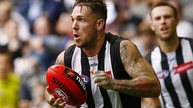 NAB Challenge, AFL: Double Header Western Bulldogs v Collingwood Dane Swan Picture: Wayne Ludbey