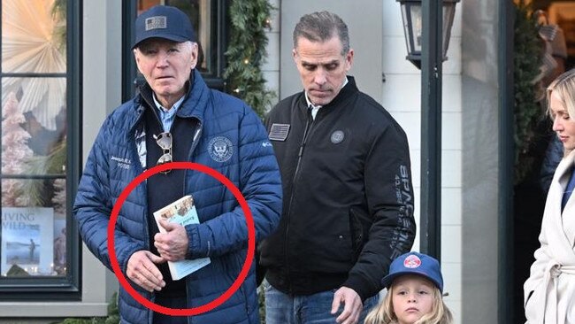 The outgoing US President’s book purchase surprised onlookers, while its author declared the buy was 'four years too late'. Picture: Mandel Ngan/AFP