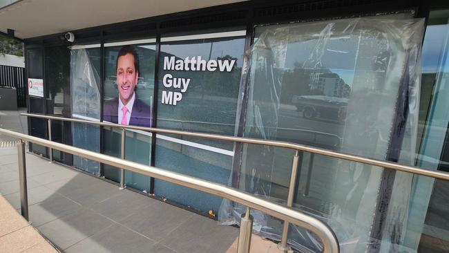 Police are investigating a string of violent attacks on the office of former opposition leader Matthew Guy. Picture: Supplied