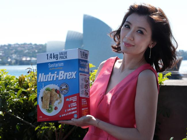 Sanitarium has recruited Chinese model Alyssa Chia to promote their products in China. Picture: John Fotiadis