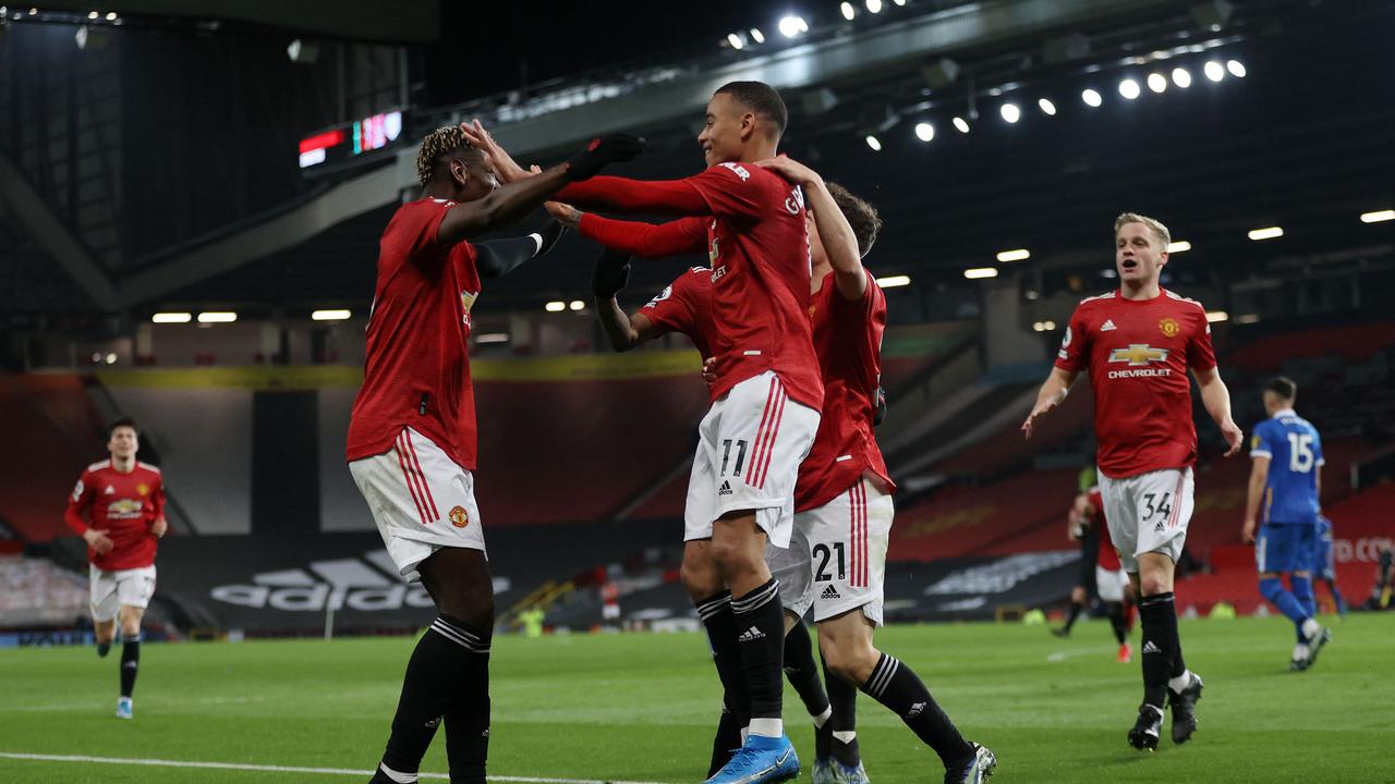 Manchester United came from behind to win at Old Trafford on April 4, 2021. Photo: AFP