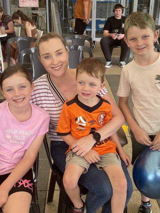 Andrea, William, Isabelle, Oscar: “Our favourite part of getting to be on school holidays is getting to play Roblox and eating lots of lollies.“ Ipswich School Holiday Bonanza. Spring Vibes Festival and Riverlink Week of Magic