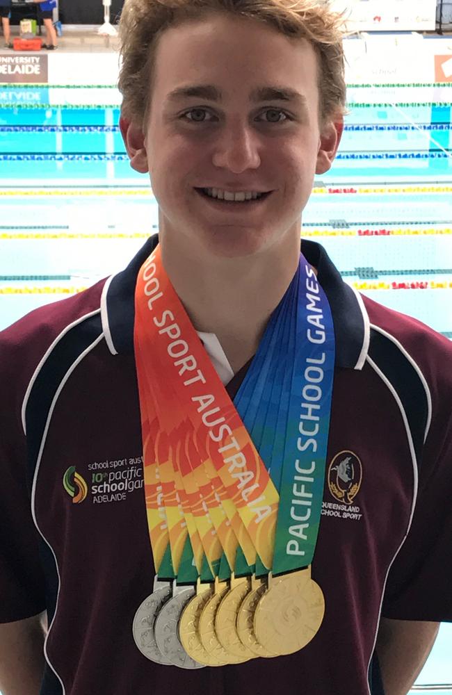 Gympie swimmer Troy Carlson.