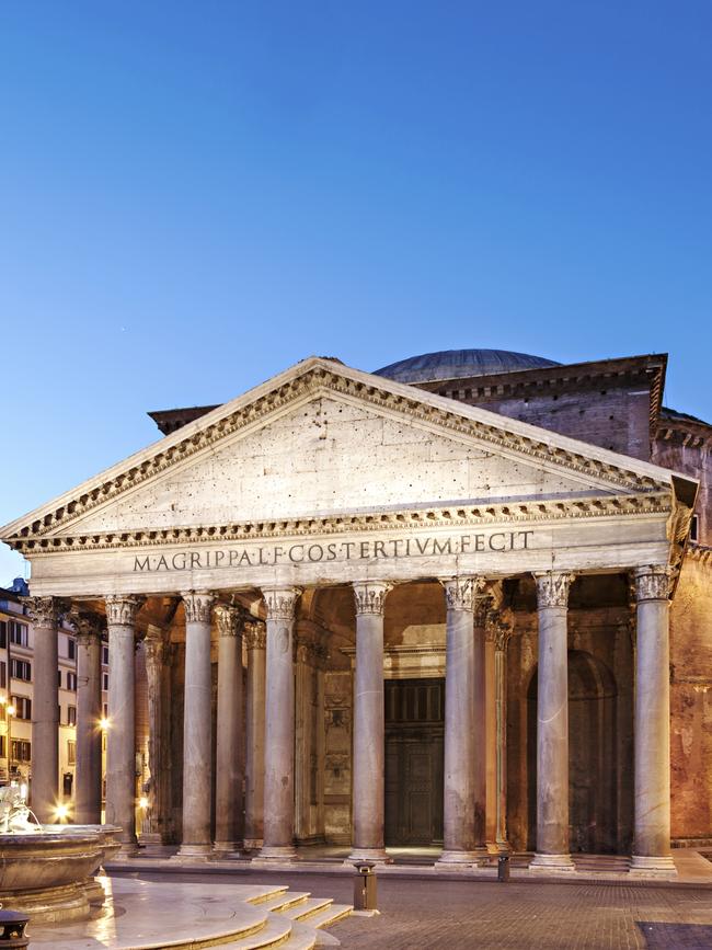 And his favourite international building, The Pantheon.