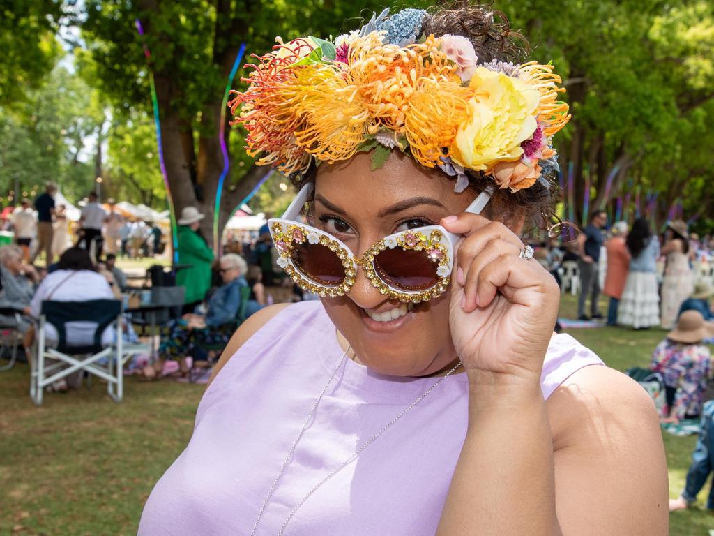 Jules O'Sullivan, Toowoomba Carnival of Flowers Festival of Food and Wine, Saturday, September 14th, 2024. Picture: Bev Lacey