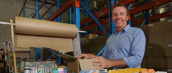 MooGoo owner Craig Jones at his Burleigh Heads operation. Picture Glenn Hampson