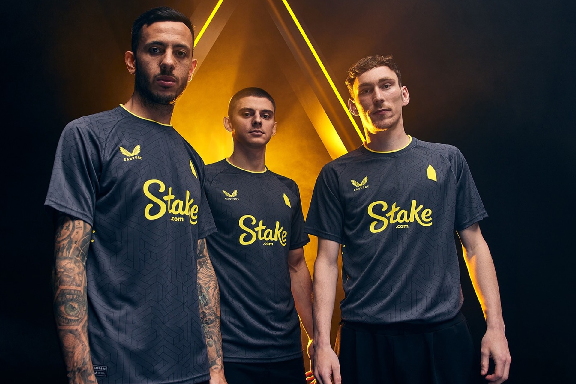 <h3>9. Everton Away</h3><p>&nbsp;</p><p>One of the biggest surprise packets from this year&rsquo;s rotation of jerseys is Everton&rsquo;s away kit. While it may not have gone down well with the home fans, we think the minimal take on the Toffee Tower logo is brilliant, and the simple colourway works a treat, especially if you want to style it outside of the game.</p><p class="button-common"><a title="Shop the Everton jersey" href="https://au.castore.com/products/everton-24-25-mens-away-ss-shirt" target="_blank" data-cta="Shop the Everton jersey" data-editable="true">Shop the Everton jersey</a></p>