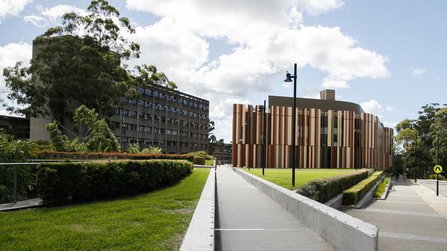 Like most tertiary institutions Macquarie University in Sydney’s north is not ‘immune’ to the challenges faced by the coronavirus pandemic, Vice Chancellor Bruce Dowton says. Picture: AAP/Tim Pascoe