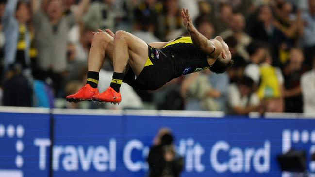 The flipping Seth Campbell paved the way for Richmond’s resting of younger players last season. Picture: Robert Cianflone/Getty Images