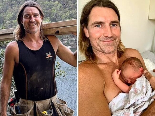 Dan Gaut has made it the US after his ex told him she planned put their baby up for adoption. Picture: GoFundMe/Channel Nine