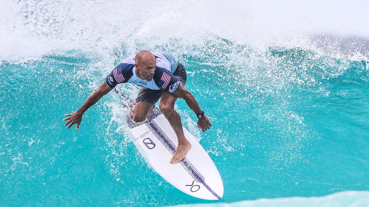 Kelly Slater of Cocoa Beach, Florida most famous surfer in the world