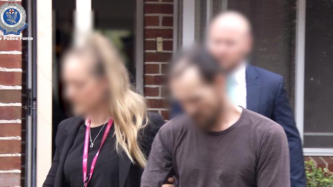 Craig Polkinghorne was arrested at Baulkham Hills after his stealing spree. Picture: NSW Police