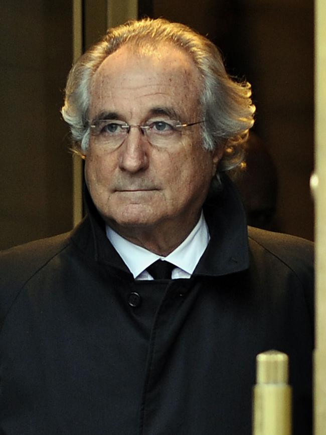 Bernard Madoff’s dodgy investment scheme cost his victims billions of dollars. Picture: AFP