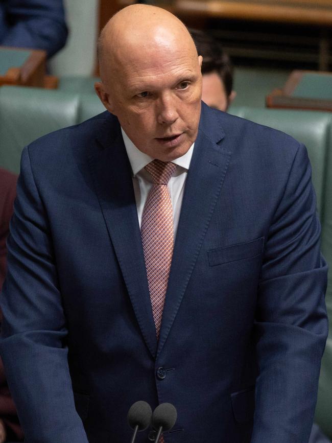 Peter Dutton. Picture: Gary Ramage