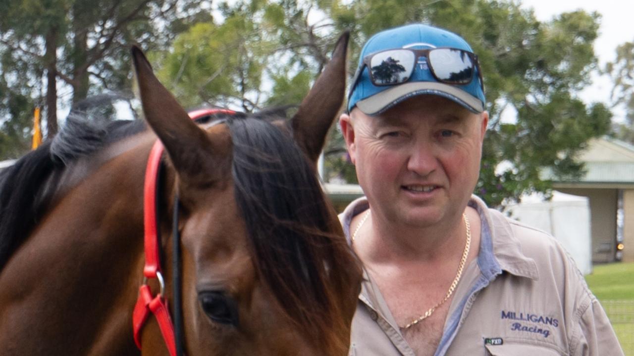 Trainer Glen Milligan is bullish about his big team at Port Macquarie. Picture Shane Chalker