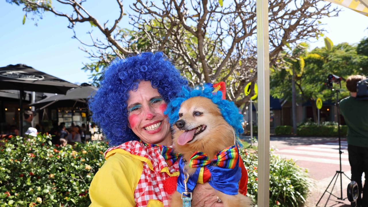 Nicole Gurney and Buddy at the Ray White Surfers Paradise Next Top Dogel competition on Tedder Avenue Main Beach. Picture, Portia Large.