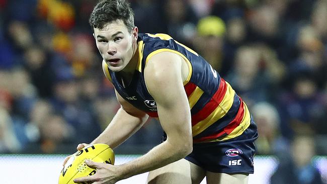 Mitch McGovern in action for Adelaide. Picture: Sarah Reed