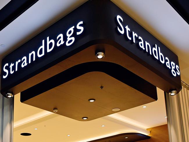 Strandbags being fitted out at the Gateway shopping centre.