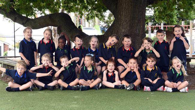 St John Lutheran Preps. Class name PMR. Back Row. L/R. Asher Keepence, Frankie Reynolds, Banter Pal, Albert Hill, Edie Priebbenow, Bake Beechey, Henry Stevenson, Elsie Lang, Tex Grinter, Dillon Story Front Row L/r. Ruben Carlson, Emily Wilmot, Austin McRae, Emelia Pratt, Adeline Box, Van Devlin, Grace Moodie, Robbi Ferguson