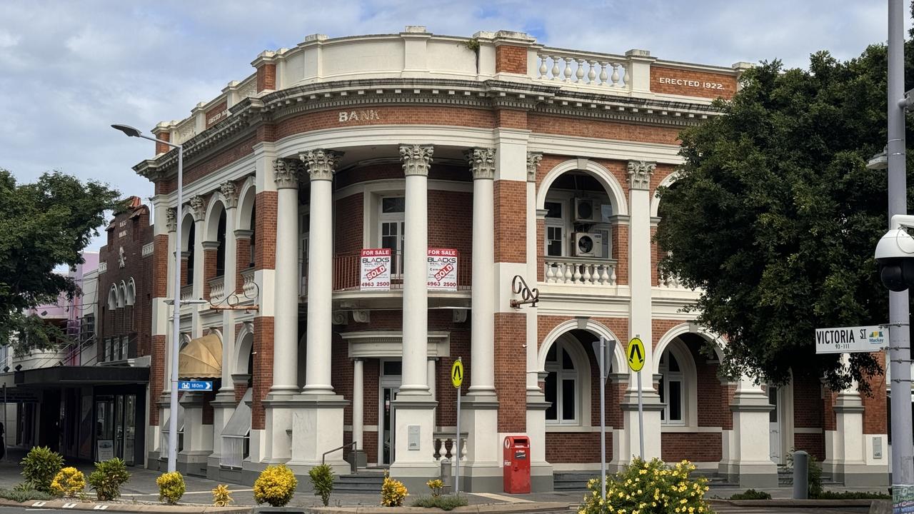 Blacks Real Estate has brokered the sale of the old Queensland National Bank at 79 Victoria St in Mackay. Picture: Heidi Petith