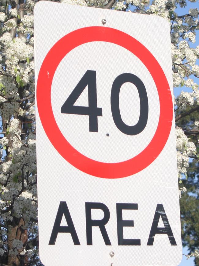 Speed limits around popular shopping areas will be reduced to 40km/h.