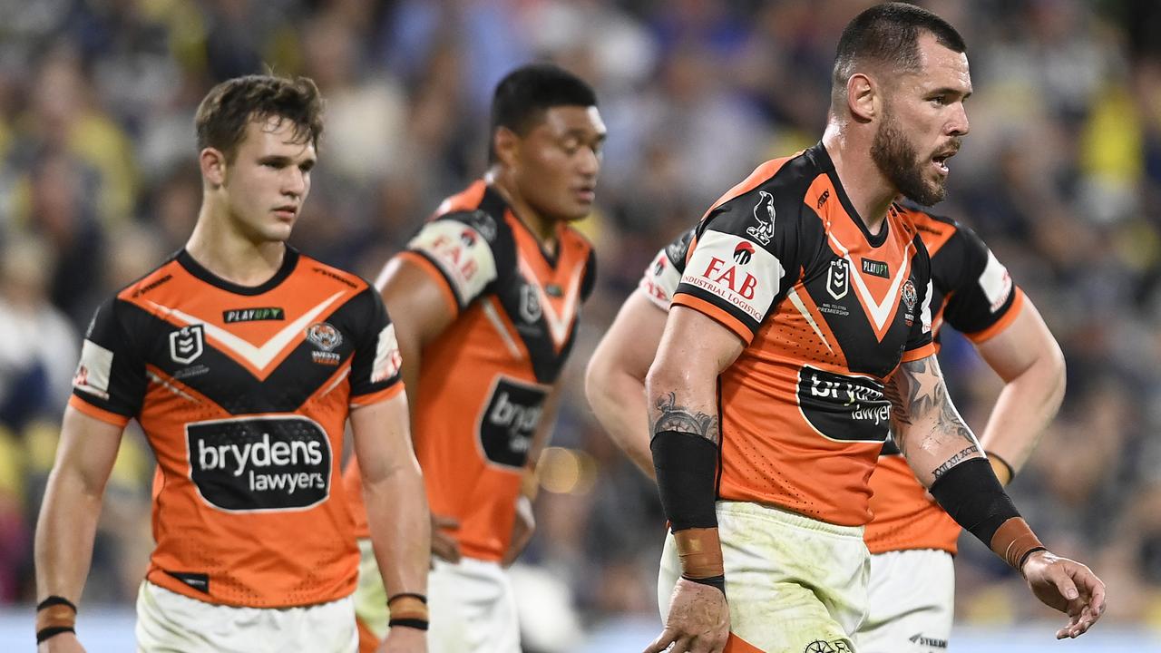 The Tigers looks have struggled for a long time now. Picture: Ian Hitchcock/Getty Images