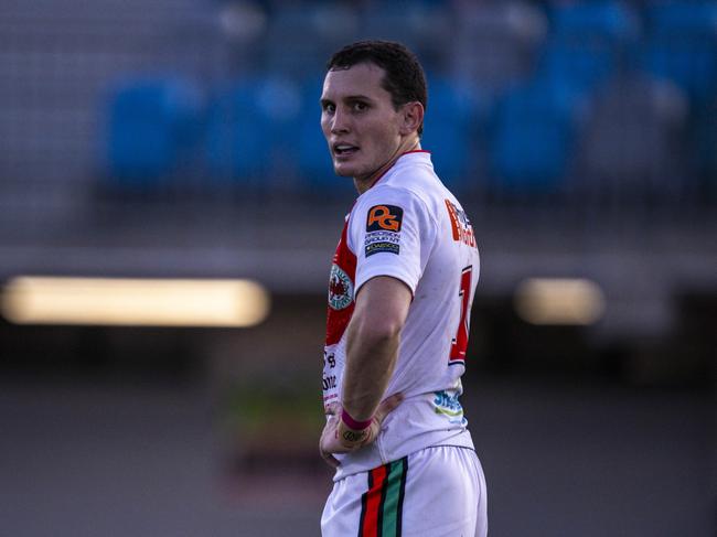 Trey Crowley playing for the Nightcliff Dragons in the 2024 NRL NT season. Picture: NRL NT / Patch Clapp