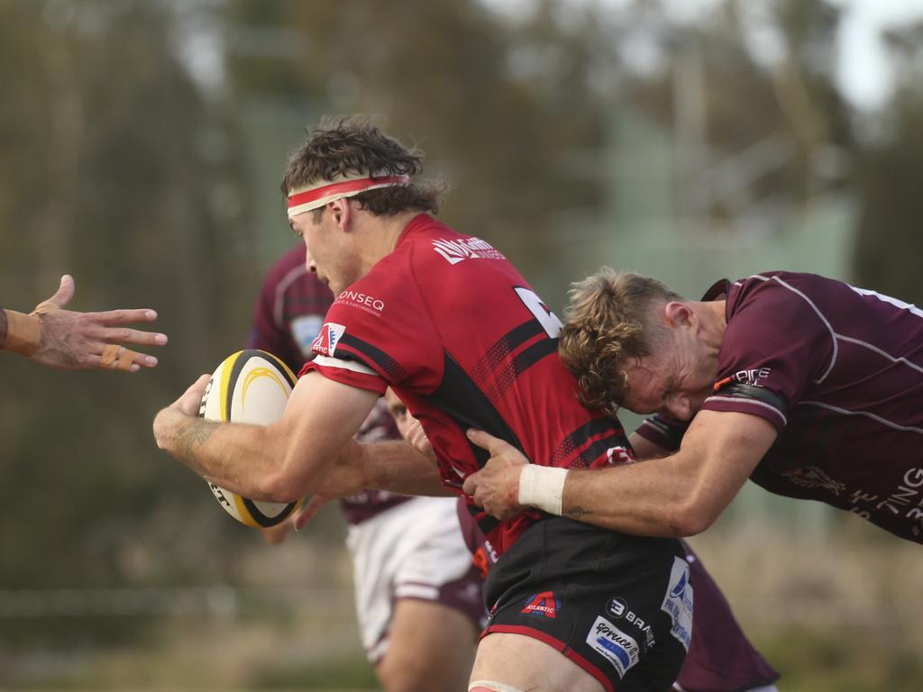 USE FOR NUMBER ONLY GCDRU major semi final between Colleges Knights and Nerang Bulls. Picture: Glenn Campbell