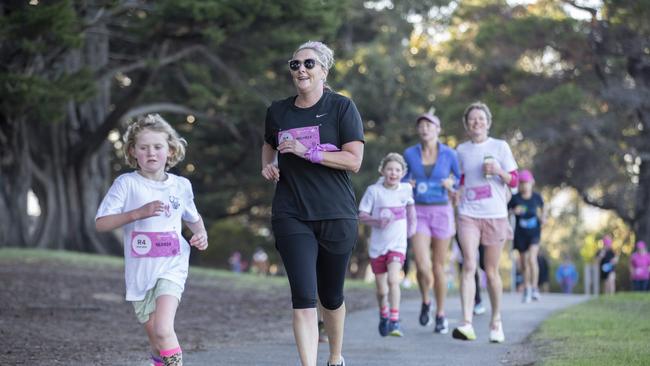 Mother's Day Classic run and walk at Bellerive. Picture: Chris Kidd