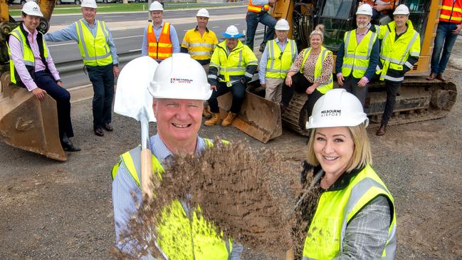 Work is about to begin on a massive upgrade to the airport that will build aerial roads and connect terminals. Picture: Jay Town