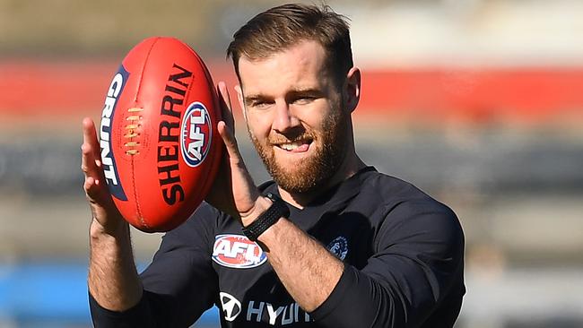 Gibbons is happy to see Sam Docherty back out on the training track. Picture: Getty Images