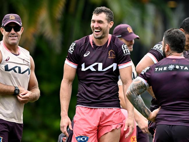 Corey Oates throws support behind besieged coach Kevin Walters. Picture: Bradley Kanaris/Getty