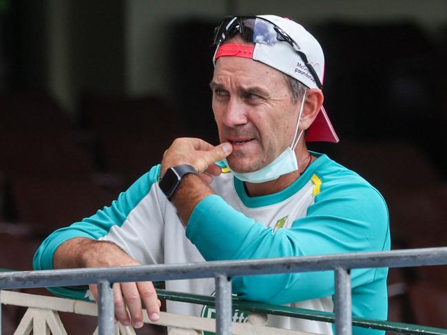 The messy exit of former coach Justin Langer created tension between current and former players. Picture: AFP