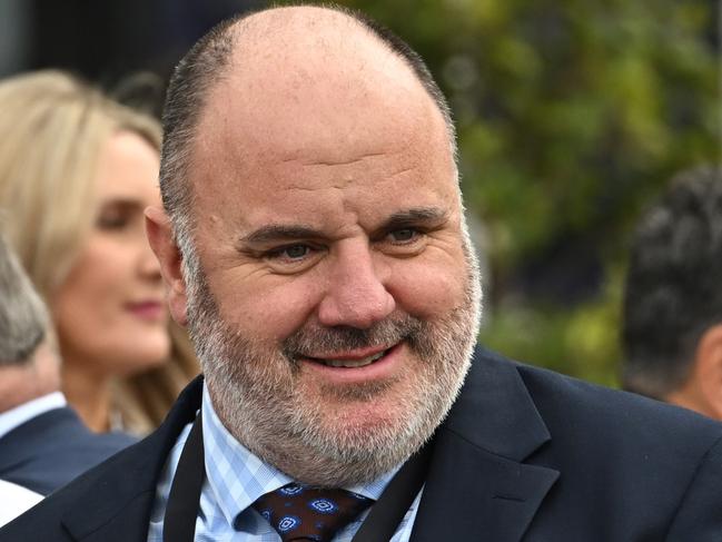 MELBOURNE, AUSTRALIA - SEPTEMBER 10: Craig Hutchison, journalist and sports broadcaster is seen during Melbourne Racing at Flemington Racecourse on September 10, 2022 in Melbourne, Australia. (Photo by Vince Caligiuri/Getty Images)