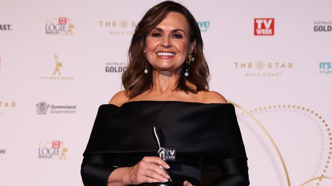 Lisa Wilkinson from The Project poses at the 62nd TV Week Logie Awards held at the Gold Coast. Picture: Getty Images