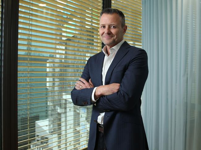 03/12/2020. John Chambers, AGL's Executive General Manager, Future Business & Technology, photographed at their Sydney offices. Britta Campion / The Australian