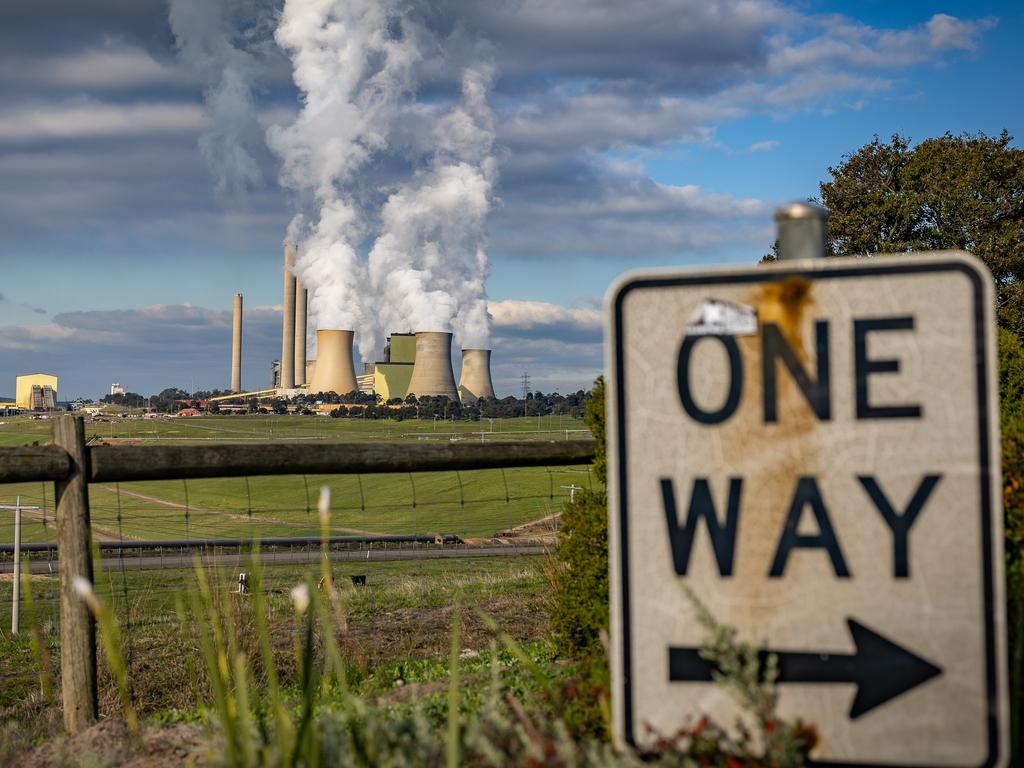 The Coalition will pledge to build seven nuclear power plants across Australia. Multiple Coalition MPs said the proposed former coal-fired power station sites for the reactors included Loy Yang in Victoria. Picture: Jake Nowakowski